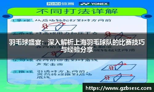 羽毛球盛宴：深入解析上海羽毛球队的比赛技巧与经验分享
